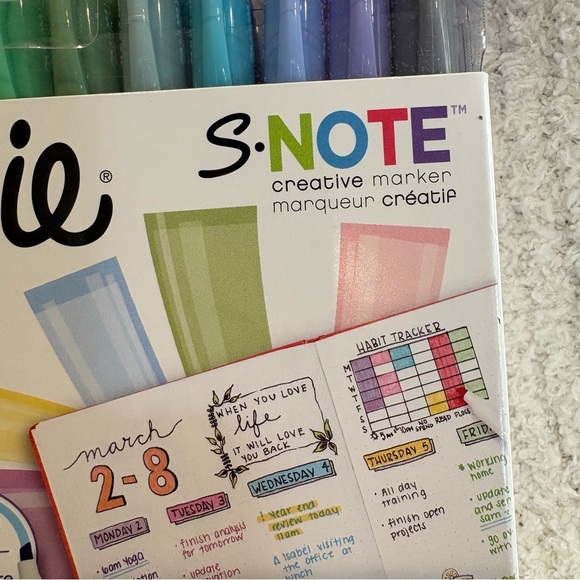 S-Note Sharpie 24 pieces- Multicolor - Picture 2 of 4